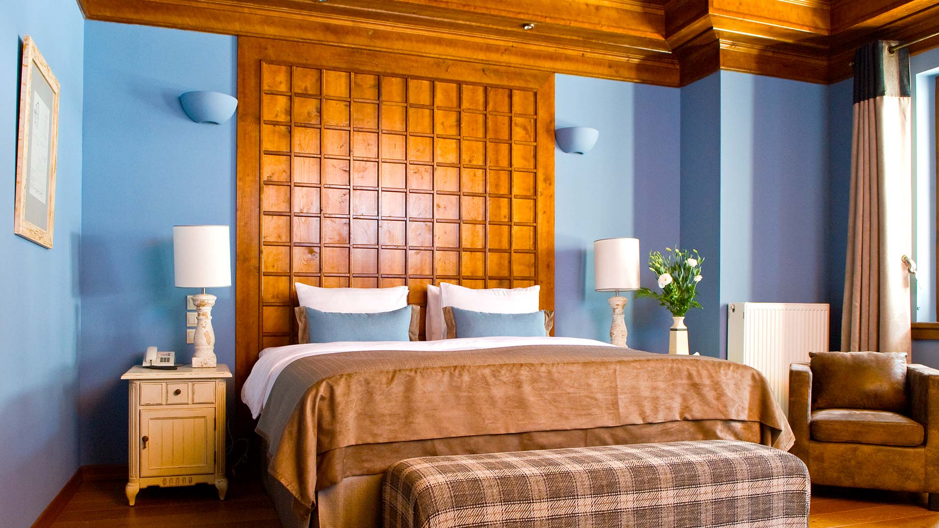 Τα superior δωμάτια του ξενοδοχείου Αρχοντικό Χατζηγάκη, Περτούλι, Ελάτη