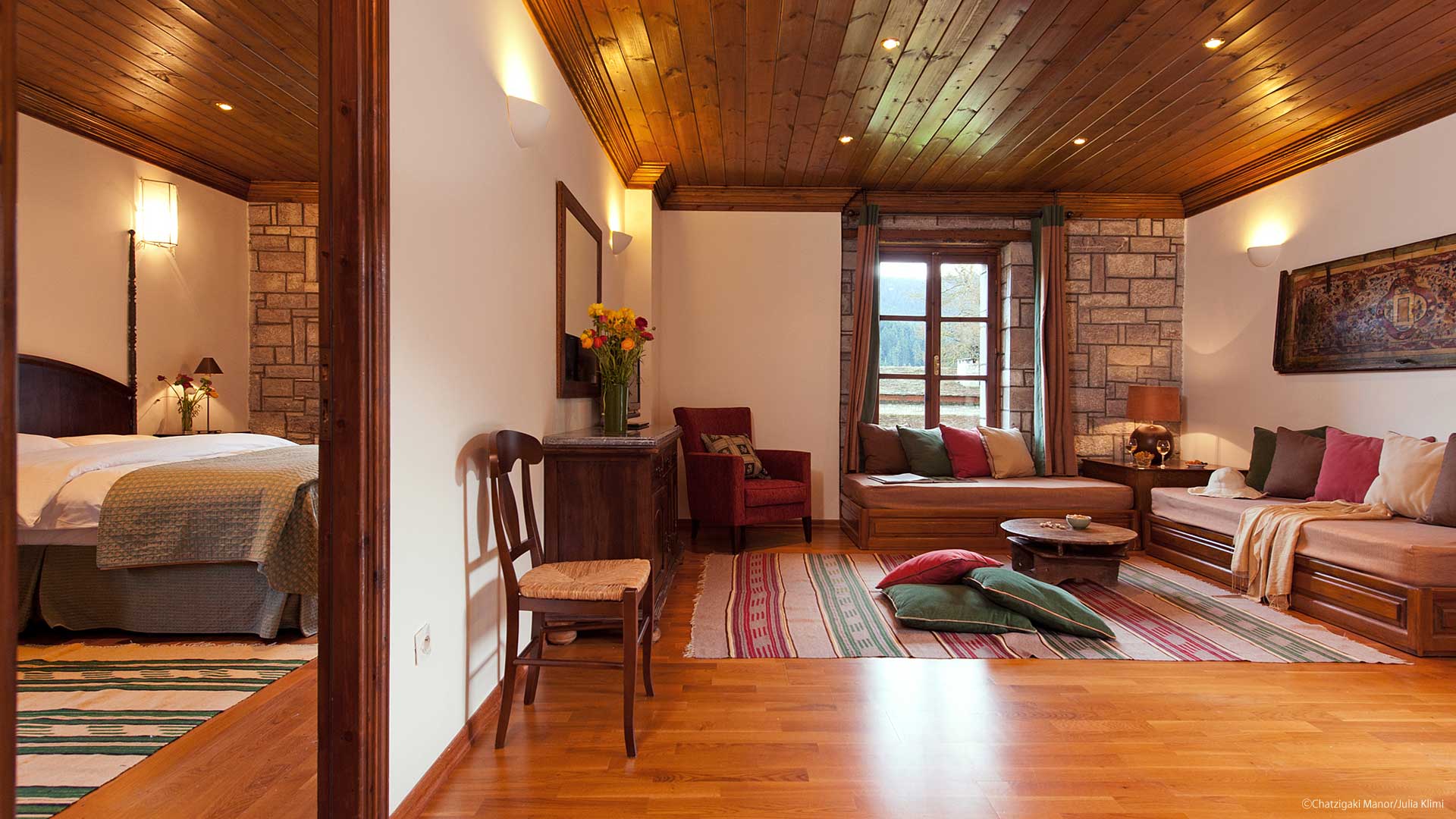 Garden Residence Suite στο ξενοδοχείο Αρχοντικό Χατζηγάκη στο Περτούλι