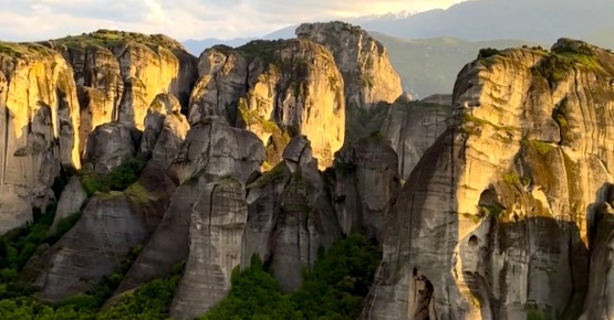 The famous Meteora Rocks