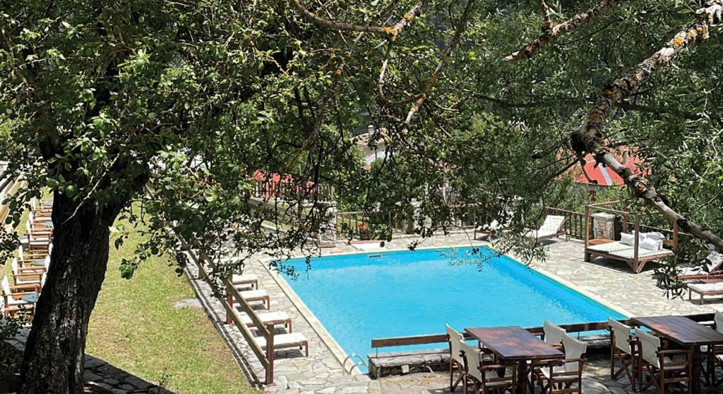 The pool at the Chatzigaki Manor Hotel
