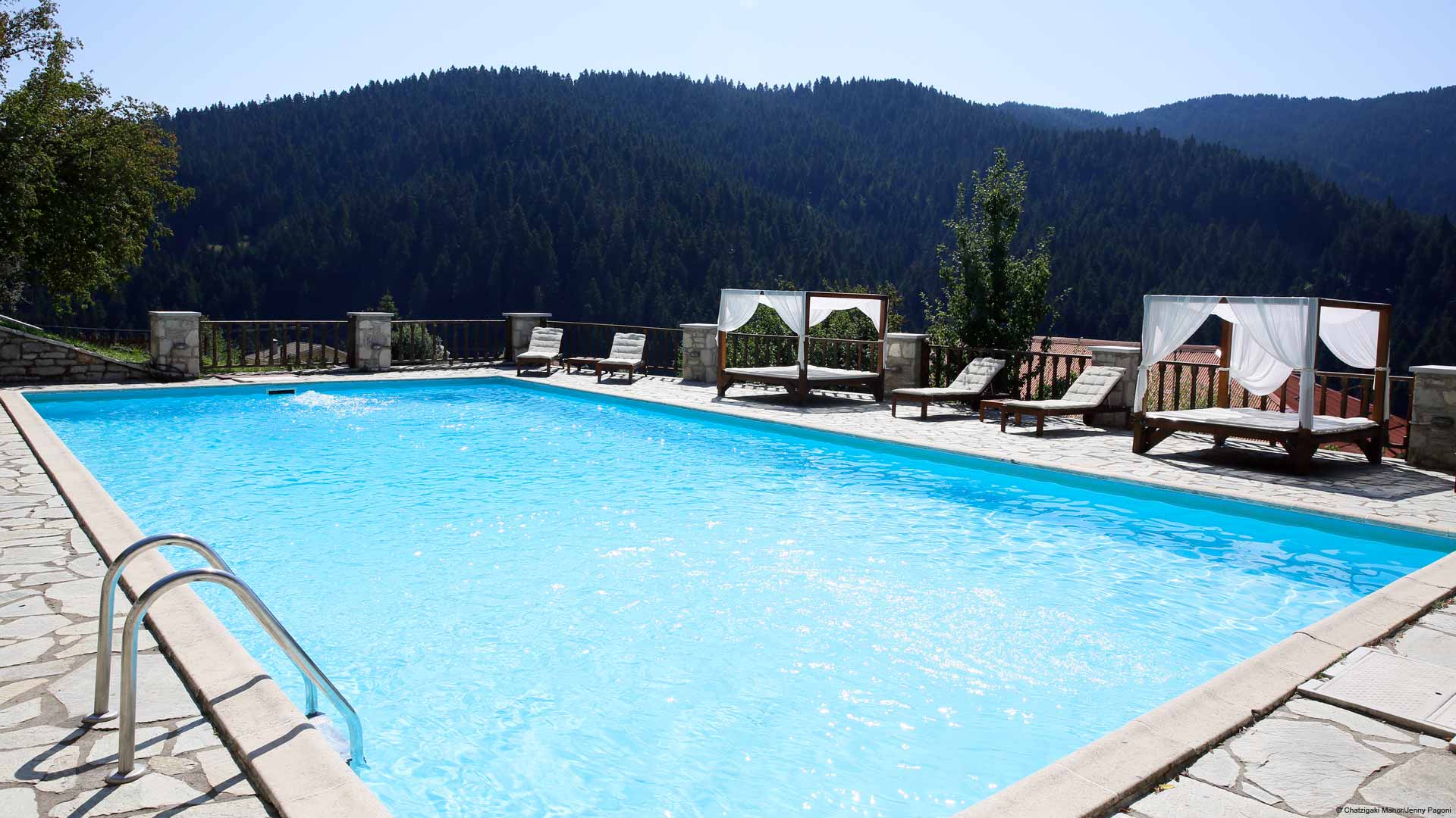 Η πισίνα του ξενοδοχείου