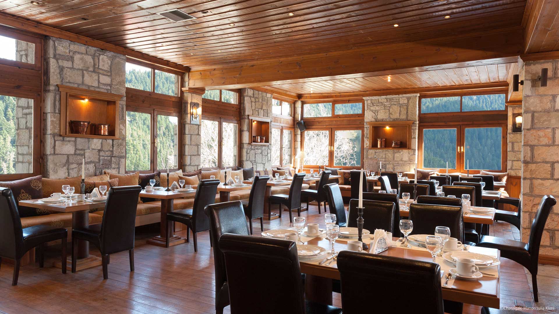 Restaurant στο ξενοδοχείο Αρχοντικό Χατζηγάκη