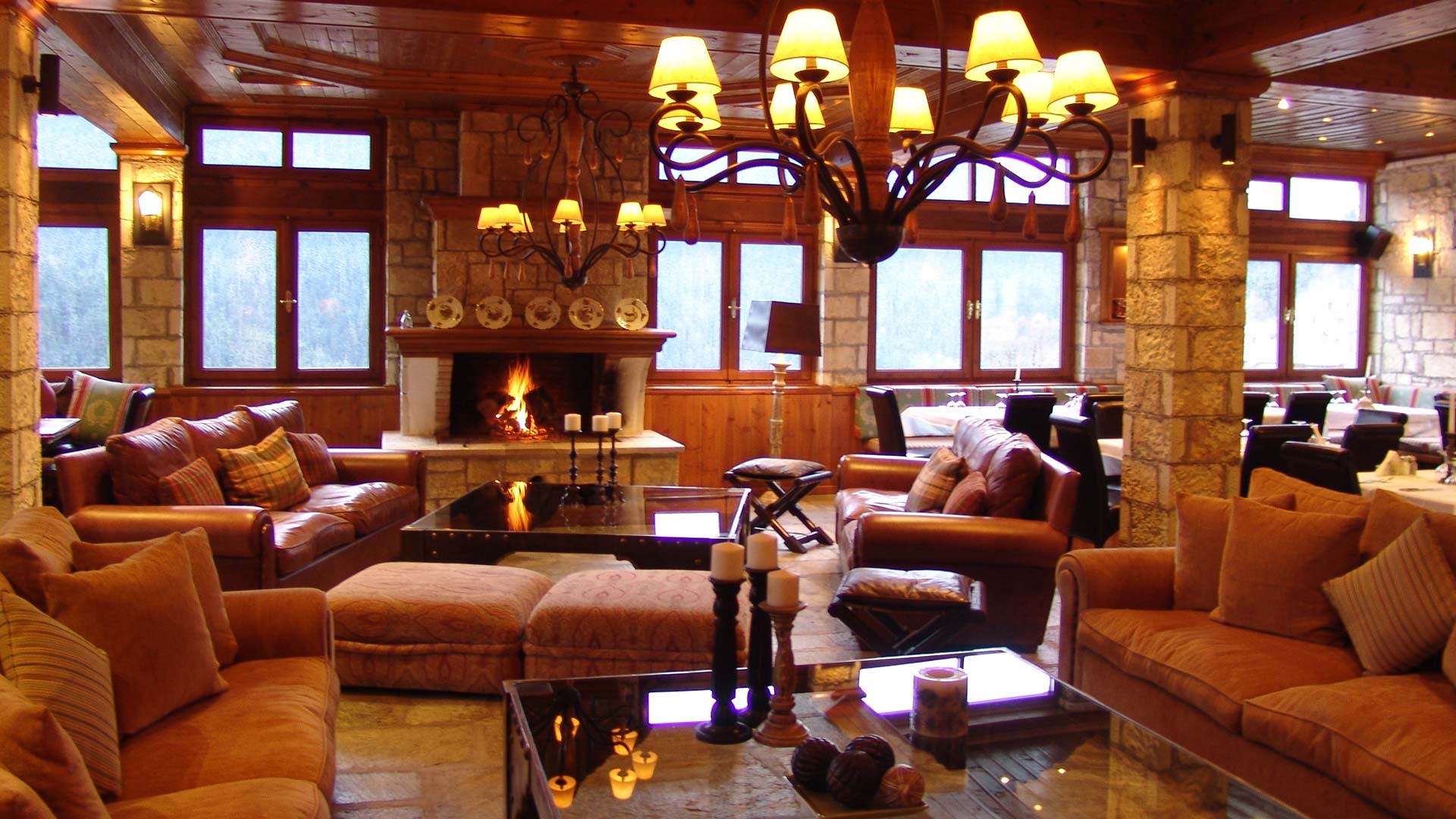 Εστιατόριο, bar, ξενοδοχείο Αρχοντικό Χατζηγάκη Περτούλι